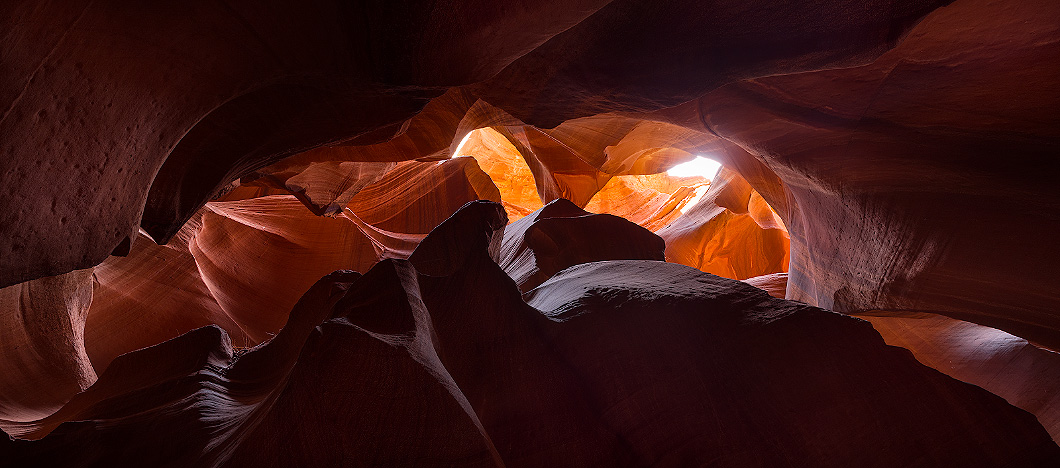 A fine art nature photograph taken in Antelope Canyon, Arizona by Bryce Mironuck